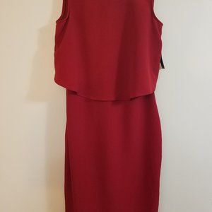 NY&C Red Casual Sleeveless Dress NWT